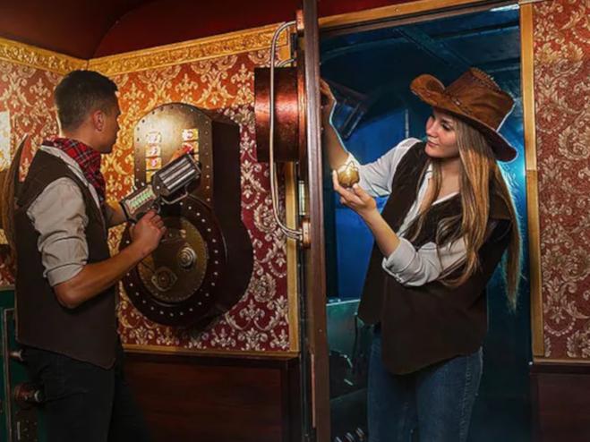 Wild west train escape room